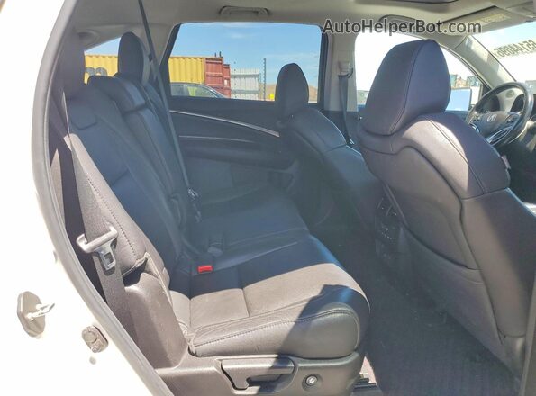 5FRYD4H52HB013374 2017 ACURA MDX White Вид задніх сидінь