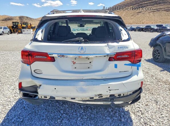5FRYD4H52HB013374 2017 ACURA MDX White Вид ззаду