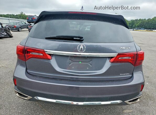 5FRYD4H52HB032863 2017 ACURA MDX Gray Widok z tyłu
