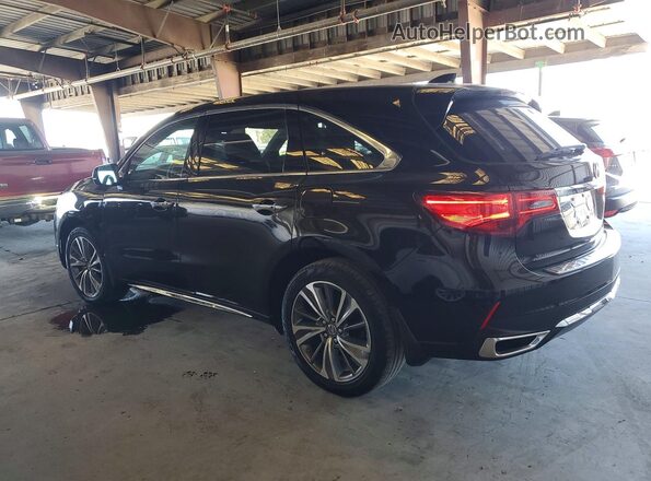 5FRYD4H52HB037318 2017 ACURA MDX Черный Задняя левая четверть