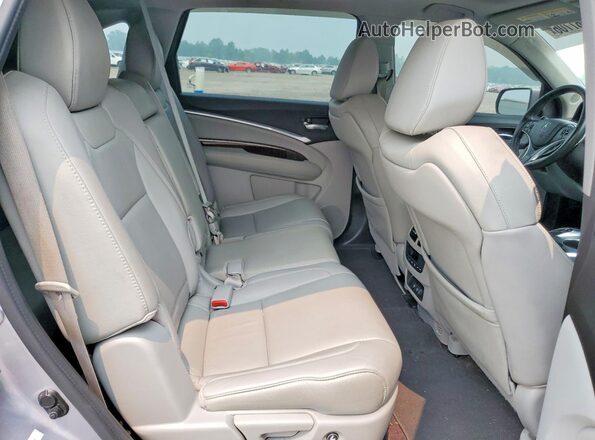 5FRYD4H53HB016848 2017 ACURA MDX Silver Vista interior trasera
