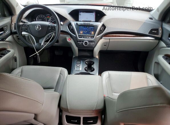 5FRYD4H53HB016848 2017 ACURA MDX Silver Vista del salpicadero