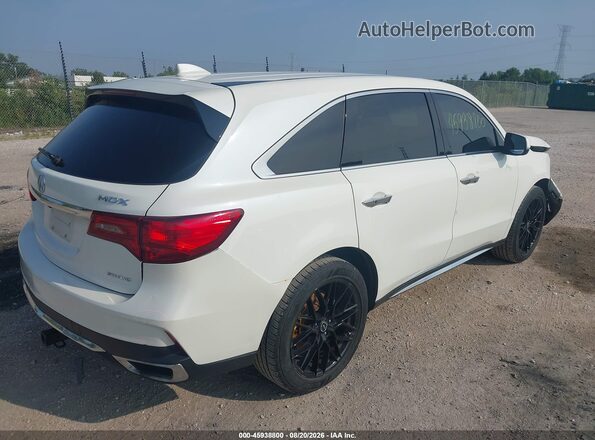 5FRYD4H54HB005552 2017 ACURA MDX White Задня права чверть