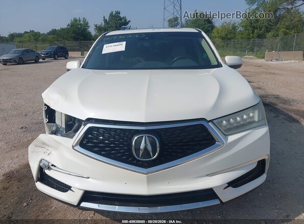 5FRYD4H54HB005552 2017 ACURA MDX White Вид щитка приладів