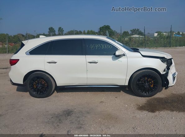 5FRYD4H54HB005552 2017 ACURA MDX White Вид задньої частини салону