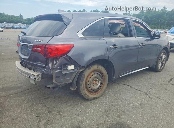 5FRYD4H56HB008470 2017 ACURA MDX Gray Задня права чверть