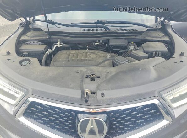 5FRYD4H56HB008470 2017 ACURA MDX Gray Вид підкапотного простору