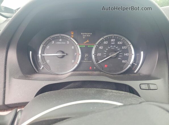 5FRYD4H56HB008470 2017 ACURA MDX Gray Вид щитка приладів