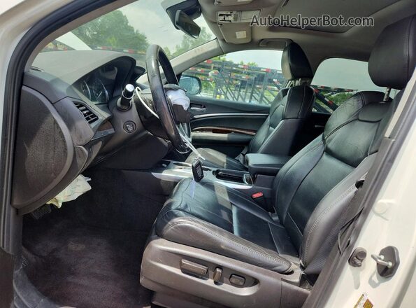 5FRYD4H57HB010034 2017 ACURA MDX White Front interior view