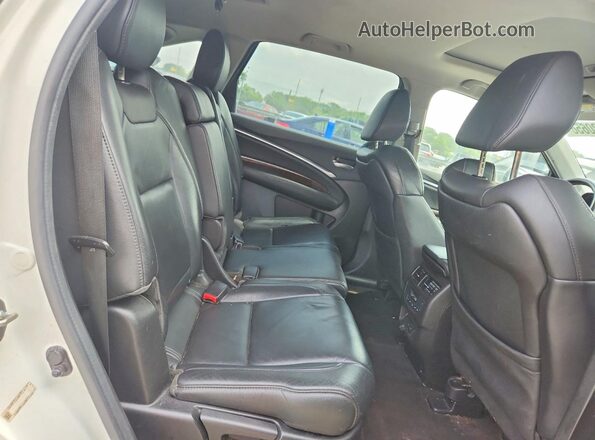 5FRYD4H57HB010034 2017 ACURA MDX White Rear interior view