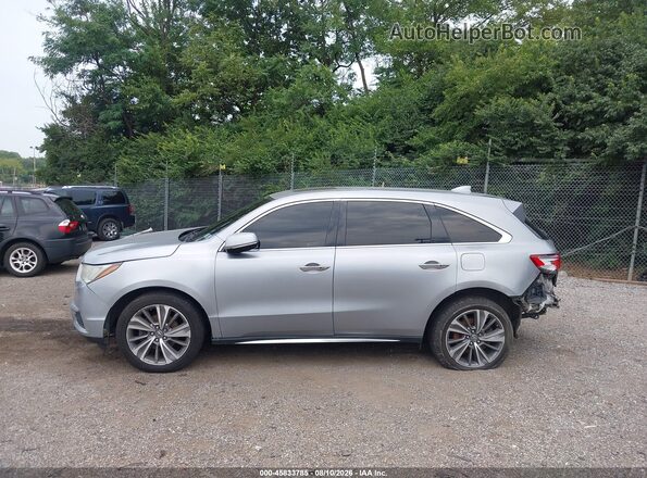 5FRYD4H59HB024193 2017 ACURA MDX Gray Widok wnętrza 360 stopni
