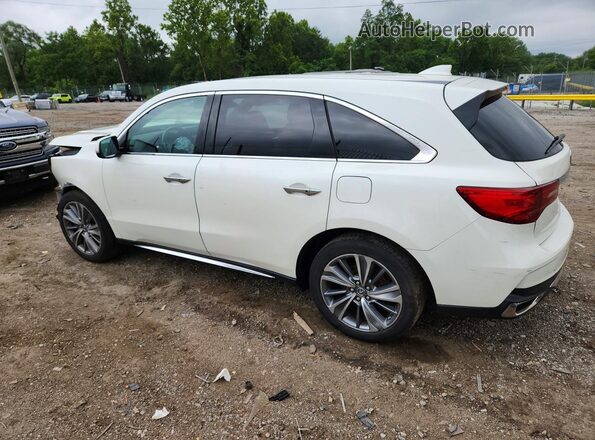 5FRYD4H5XHB007306 2017 ACURA MDX White Trasero izquierdo