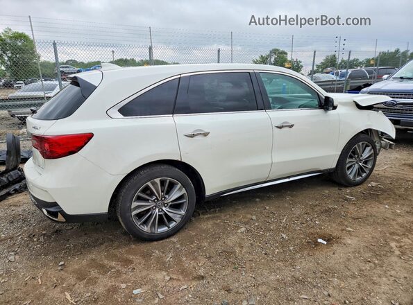5FRYD4H5XHB007306 2017 ACURA MDX White Trasero derecho