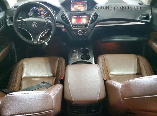 5FRYD4H76HB012505 2017 ACURA MDX White Առջևի վահանակի տեսք