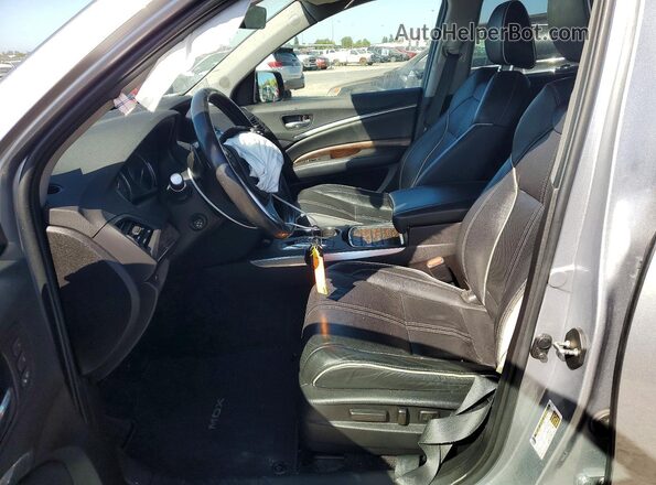 5FRYD4H86HB013131 2017 ACURA MDX Серебряный Вид салона спереди