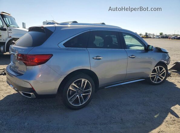5FRYD4H86HB013131 2017 ACURA MDX Серебряный Задняя правая четверть