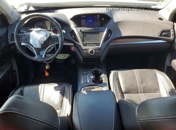 5FRYD4H86HB013131 2017 ACURA MDX Серебряный Вид панели приборов