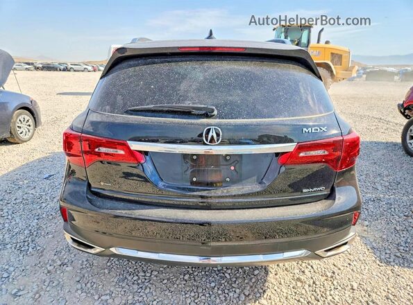 5FRYD4H86HB019902 2017 ACURA MDX Black უკანა ხედი