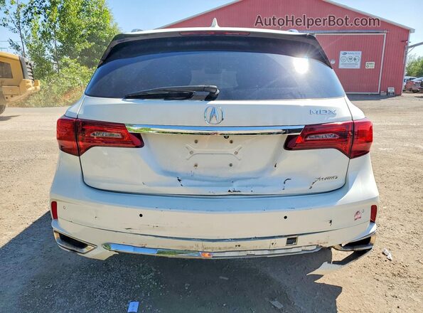 5FRYD4H87HB505151 2017 ACURA MDX White Widok z tyłu