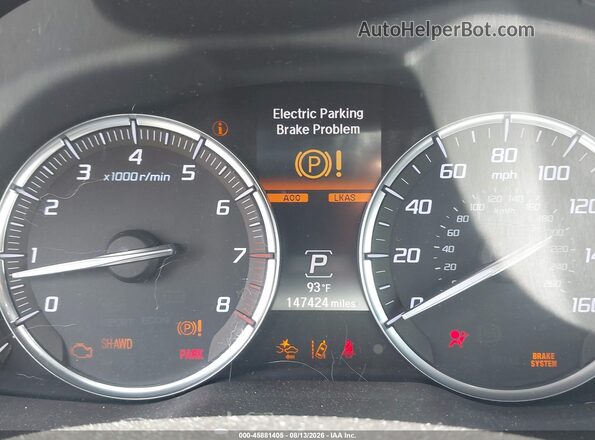 5FRYD4H91HB012770 2017 ACURA MDX Gray Vista de los asientos traseros