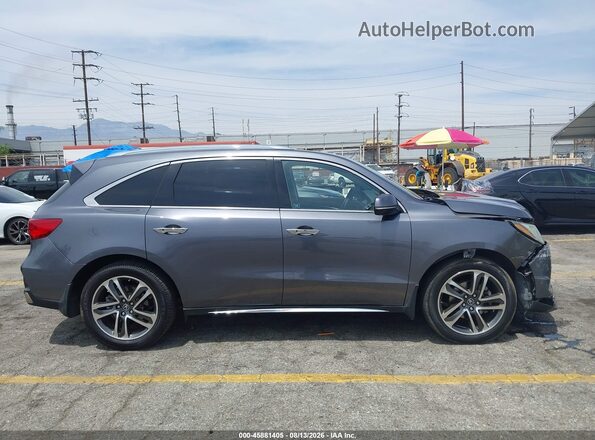 5FRYD4H91HB012770 2017 ACURA MDX Gray Vista interior de 360 grados