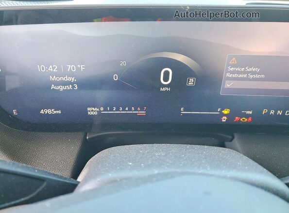 5GAERAKS9TJ288214 2026 BUICK ENCLAVE Black Instrument cluster view
