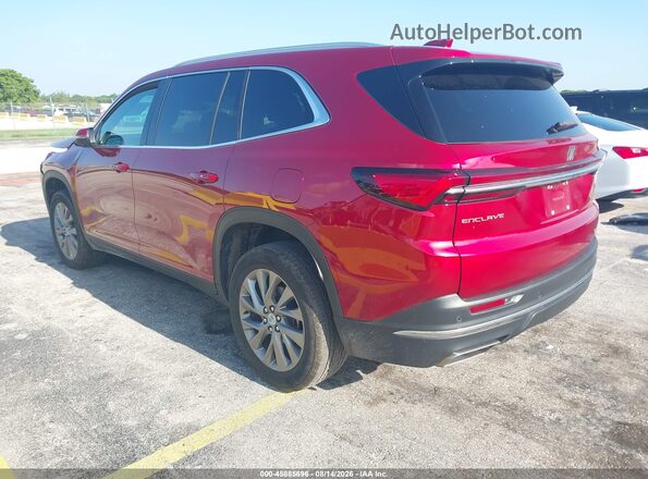 5GAERARS6SJ170383 2025 BUICK ENCLAVE Red Rear left