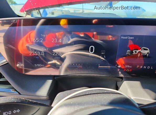 5GAERARS8SJ154184 2025 BUICK ENCLAVE Red Instrument cluster view