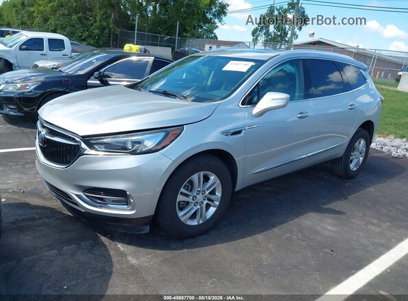 5GAERBKW0JJ161857 2018 BUICK ENCLAVE Серебряный Передняя левая четверть