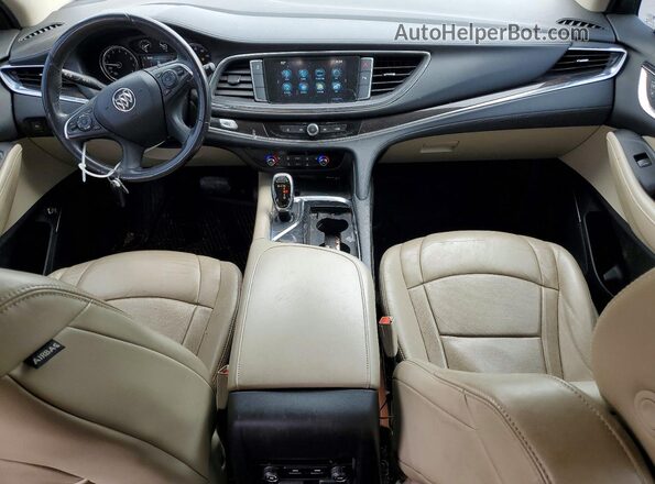 5GAERBKW1KJ108747 2019 BUICK ENCLAVE White Առջևի վահանակի տեսք