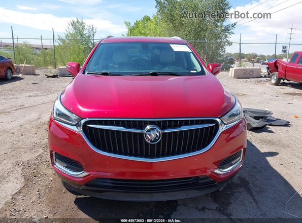 5GAERBKW1LJ160798 2020 BUICK ENCLAVE Red Instrument cluster view