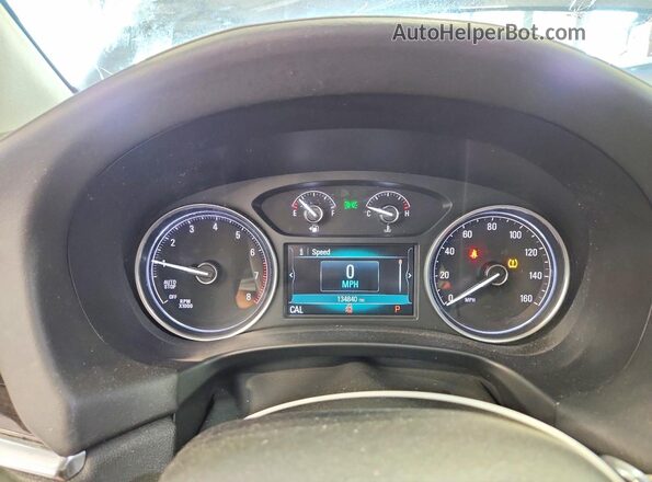 5GAERBKW2KJ147623 2019 BUICK ENCLAVE Black Instrument cluster view