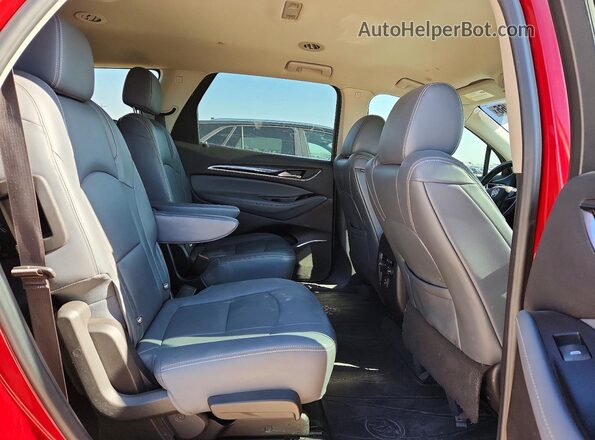 5GAERBKW2KJ319617 2019 BUICK ENCLAVE Burgundy Rear interior view