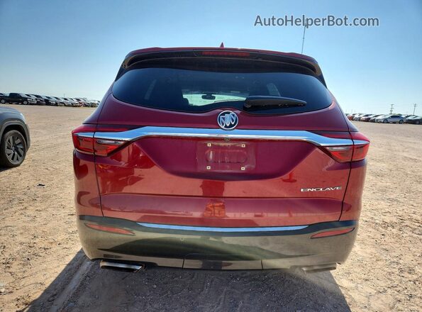 5GAERBKW2KJ319617 2019 BUICK ENCLAVE Burgundy Rear view