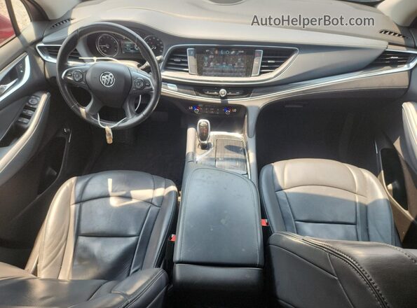 5GAERBKW3JJ257935 2018 BUICK ENCLAVE Burgundy Dashboard view