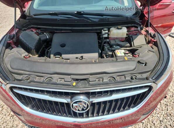 5GAERBKW3JJ257935 2018 BUICK ENCLAVE Burgundy Engine compartment view