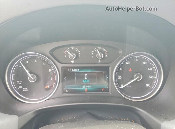 5GAERBKW3KJ209515 2019 BUICK ENCLAVE Black Սարքավորումների վահանակի տեսք