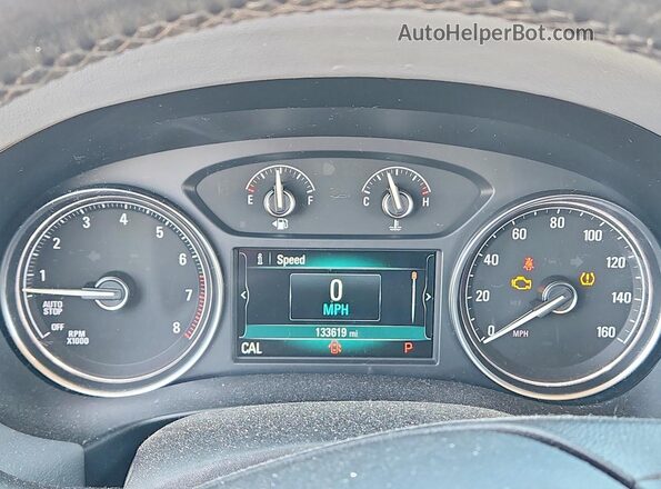5GAERBKW4KJ140270 2019 BUICK ENCLAVE Black Widok zestawu wskaźników