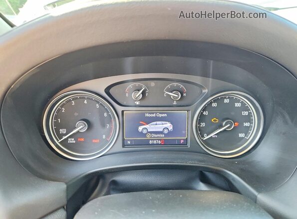 5GAERBKW9LJ125958 2020 BUICK ENCLAVE Green Սարքավորումների վահանակի տեսք
