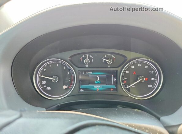 5GAERBKWXKJ140984 2019 BUICK ENCLAVE Charcoal Instrument cluster view