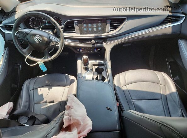 5GAERBKWXKJ140984 2019 BUICK ENCLAVE Charcoal Dashboard view