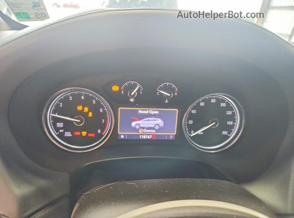 5GAERBKWXMJ230123 2021 BUICK ENCLAVE Silver Սարքավորումների վահանակի տեսք
