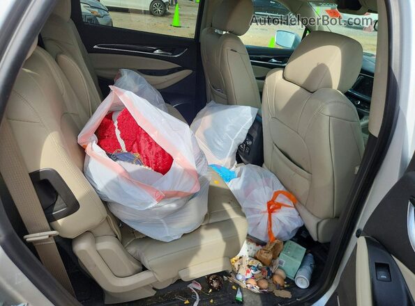 5GAERCKW2KJ257531 2019 BUICK ENCLAVE Серебряный Вид задней части салона