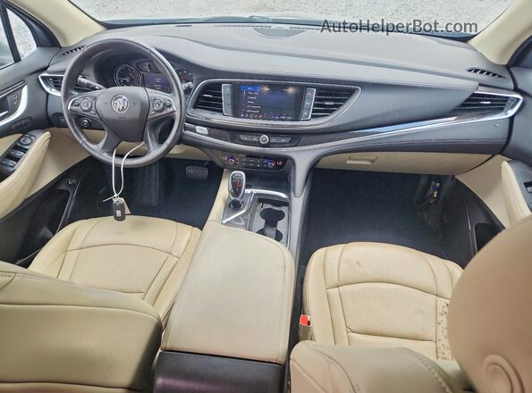5GAERCKW3MJ184446 2021 BUICK ENCLAVE Gray Widok deski rozdzielczej