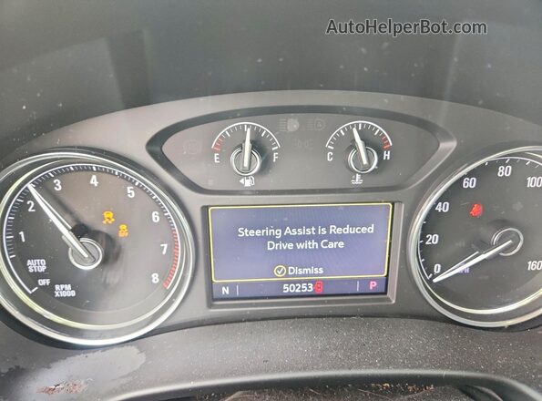5GAERCKW3MJ184446 2021 BUICK ENCLAVE Gray Widok zestawu wskaźników