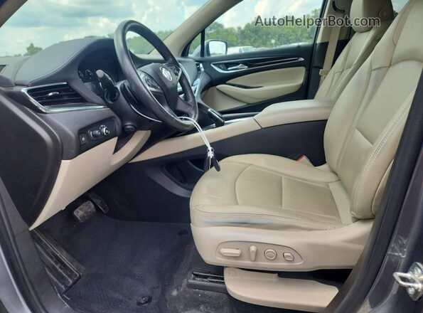 5GAERCKW3MJ184446 2021 BUICK ENCLAVE Gray Widok wnętrza z przodu
