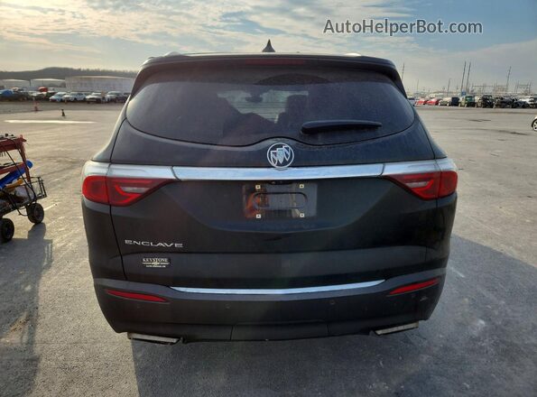 5GAERCKW4NJ134625 2022 BUICK ENCLAVE Charcoal Widok naklejki z numerem VIN