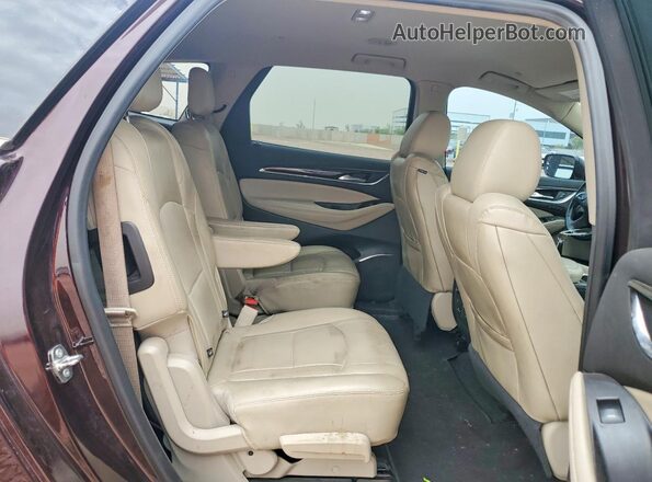 5GAERCKWXJJ218877 2018 BUICK ENCLAVE Бордовый Вид задней части салона