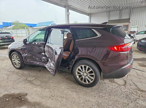 5GAERCKWXKJ130798 2019 BUICK ENCLAVE Burgundy Trasero izquierdo