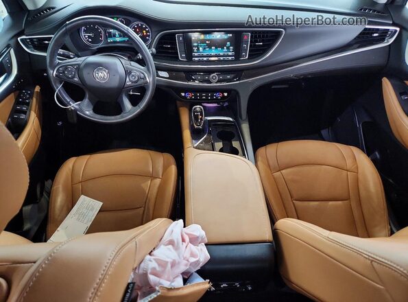 5GAERCKWXKJ130798 2019 BUICK ENCLAVE Burgundy Vista del salpicadero
